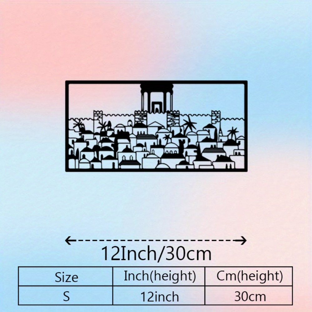 CIFBUY Metal Wall Art Jerusale - Art & Craft Kortingscode ulasan dan harga